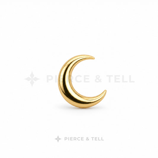 CRESCENT MOON STUD