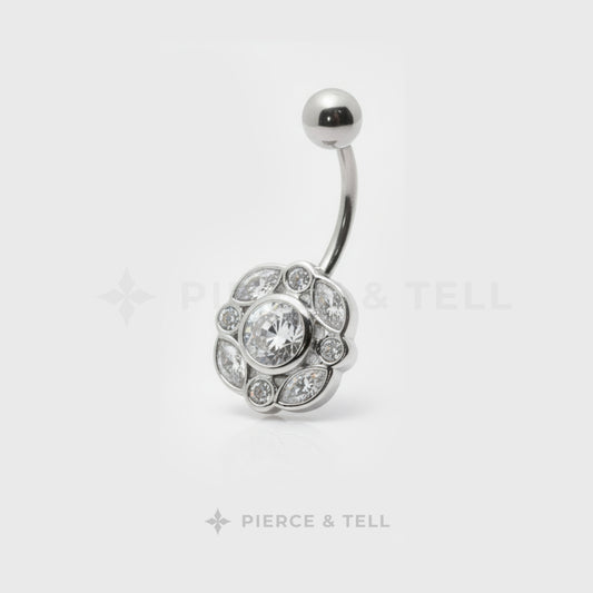 Zircon Belly Stud
