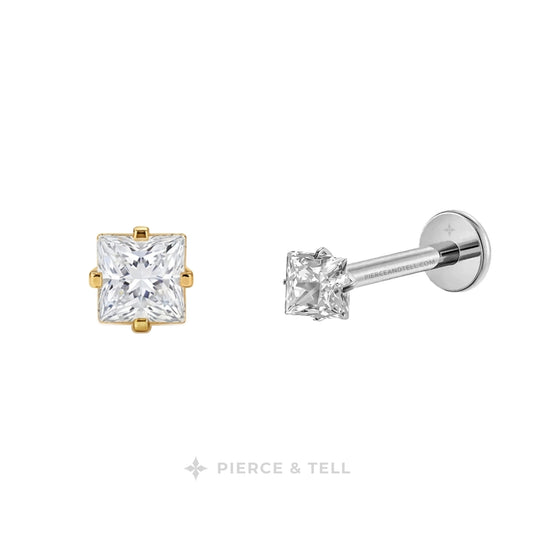 Square Solitaire Stud