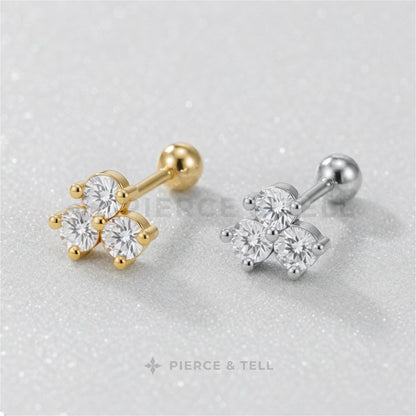 ORCHID FLOWER STUD