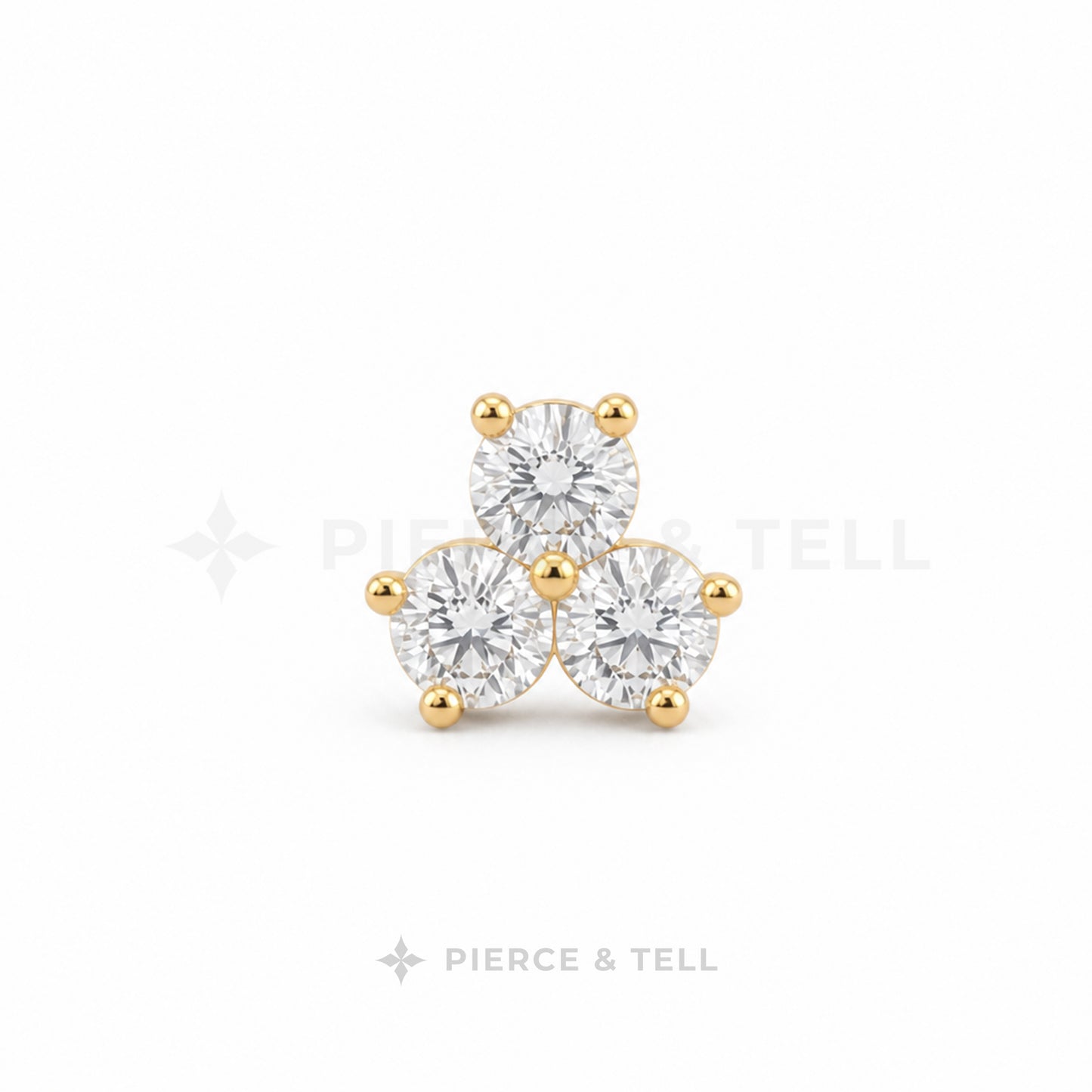 ORCHID FLOWER STUD