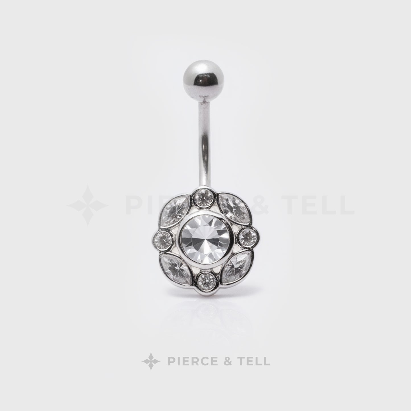 Zircon Belly Stud
