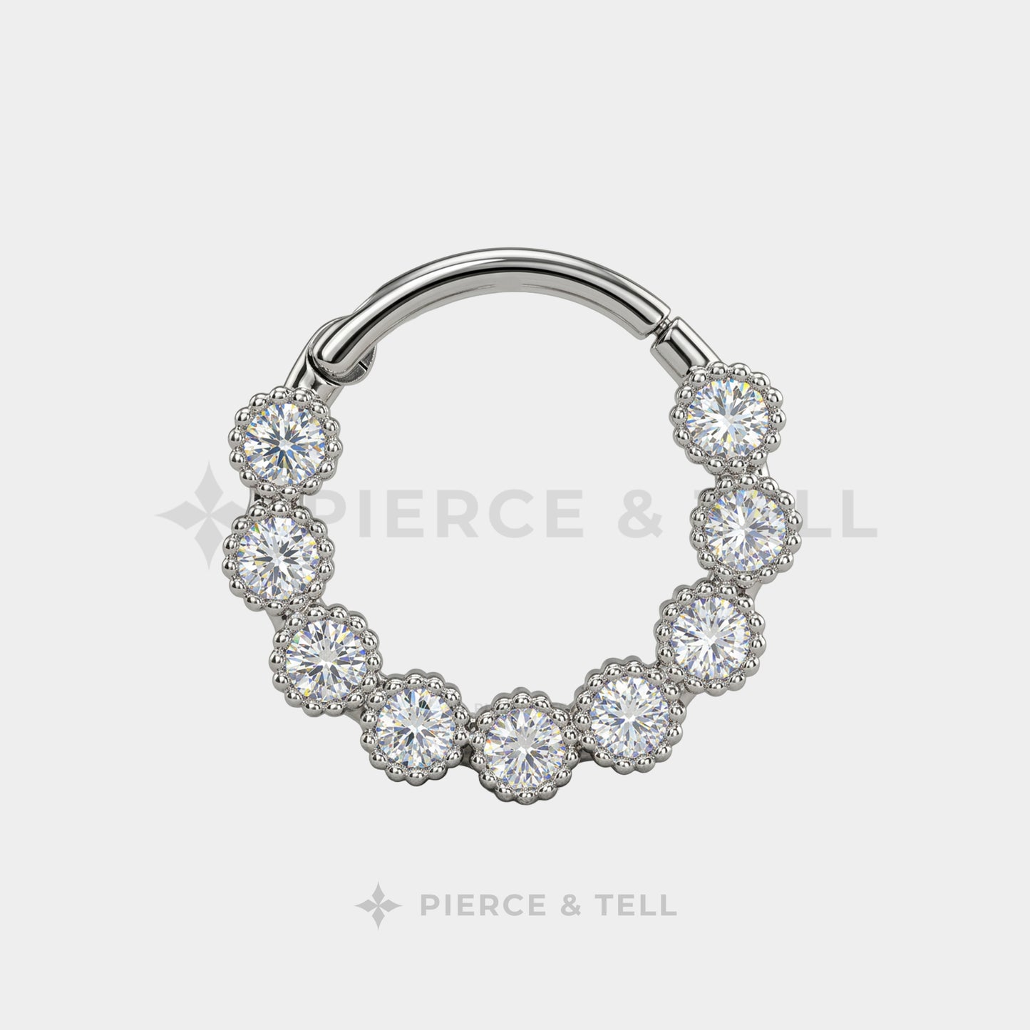 Septum Diamond Hoop