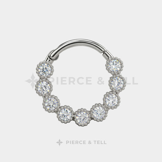 Septum Diamond Hoop